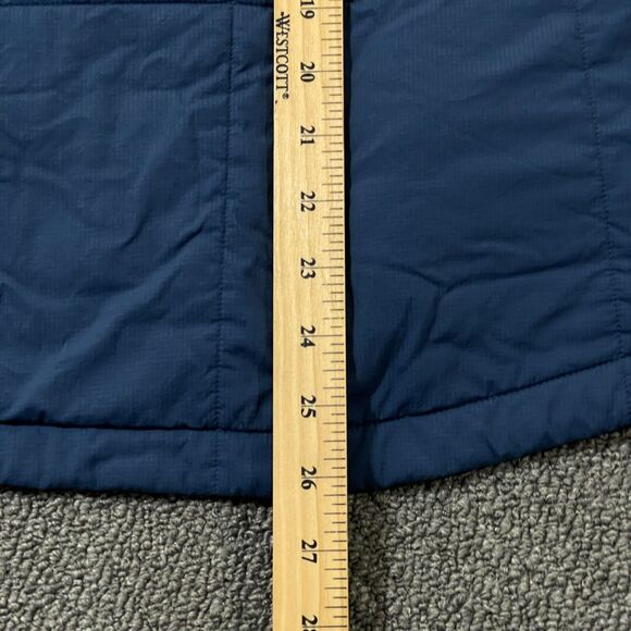 Peter Millar Vest Womens Size Large Navy Nylon Puffer Jacket Hi Neck Full Zip - Picture 7 of 8